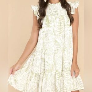 Incredible Moments Aura Green print dress